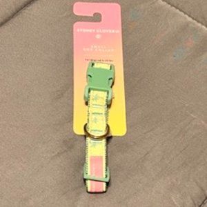 Stoney Clover Lane Target Palm Tree Dog Collar Light Yellow/Green SMALL